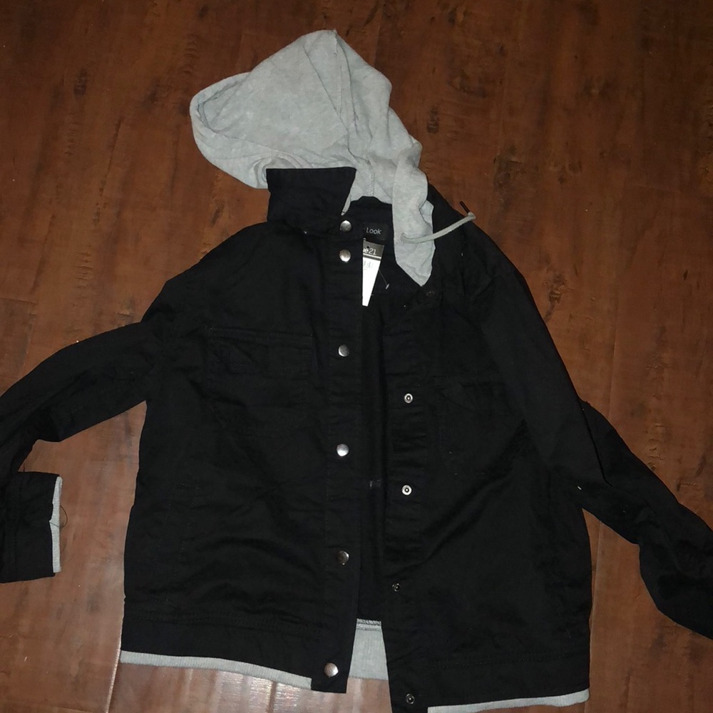 Black sweater jacket!